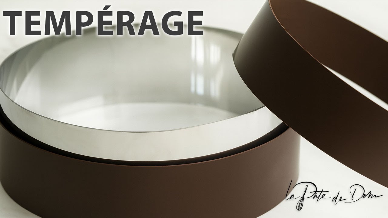 Le tempérage du chocolat (BONUS : cerclage pour entremet)