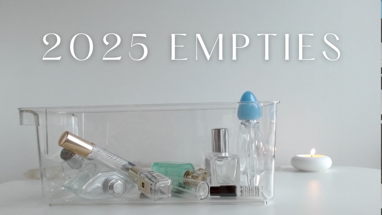 my 2025 perfume empties!