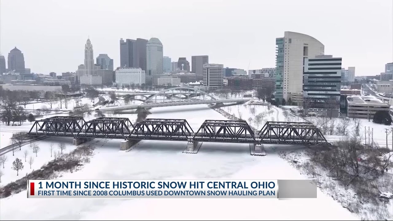 1 month since historic snow hit central Ohio