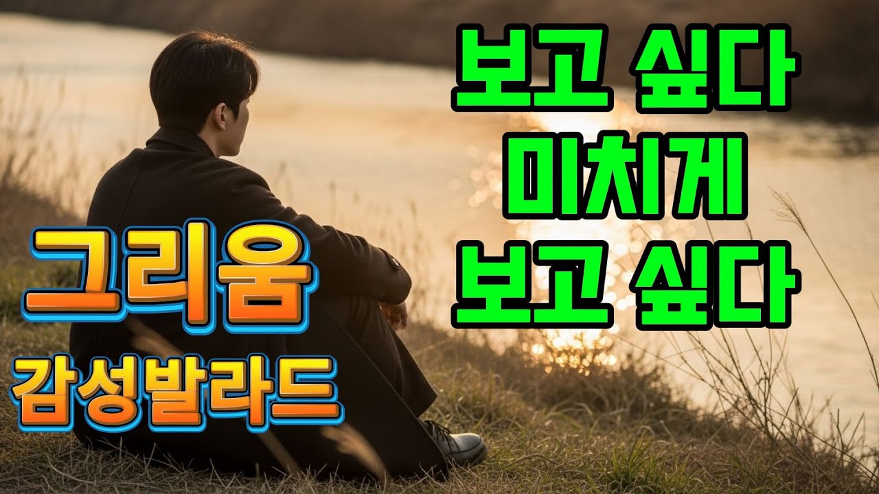 미치게 보고 싶다🎵 KPOP 7080 OST 감성 발라드🩷