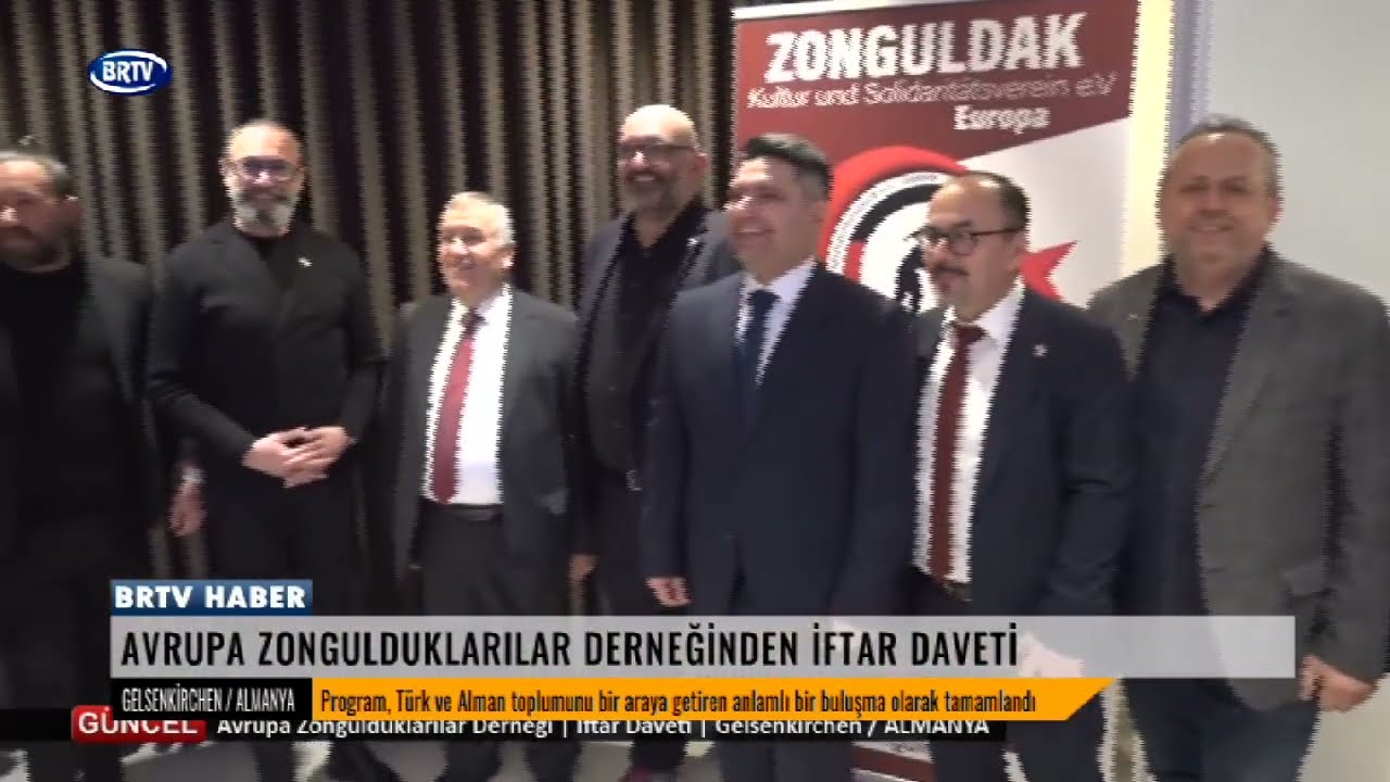 Avrupa Zonguldaklılar Derneği iftarı 2026