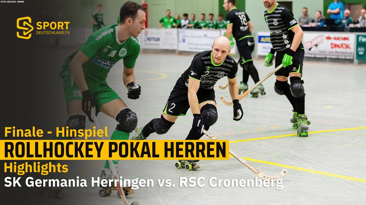 DRIV-Pokal: Enge Partie zwischen Herringen und Cronenberg - Hinspiel der Herren | SDTV Rollhockey