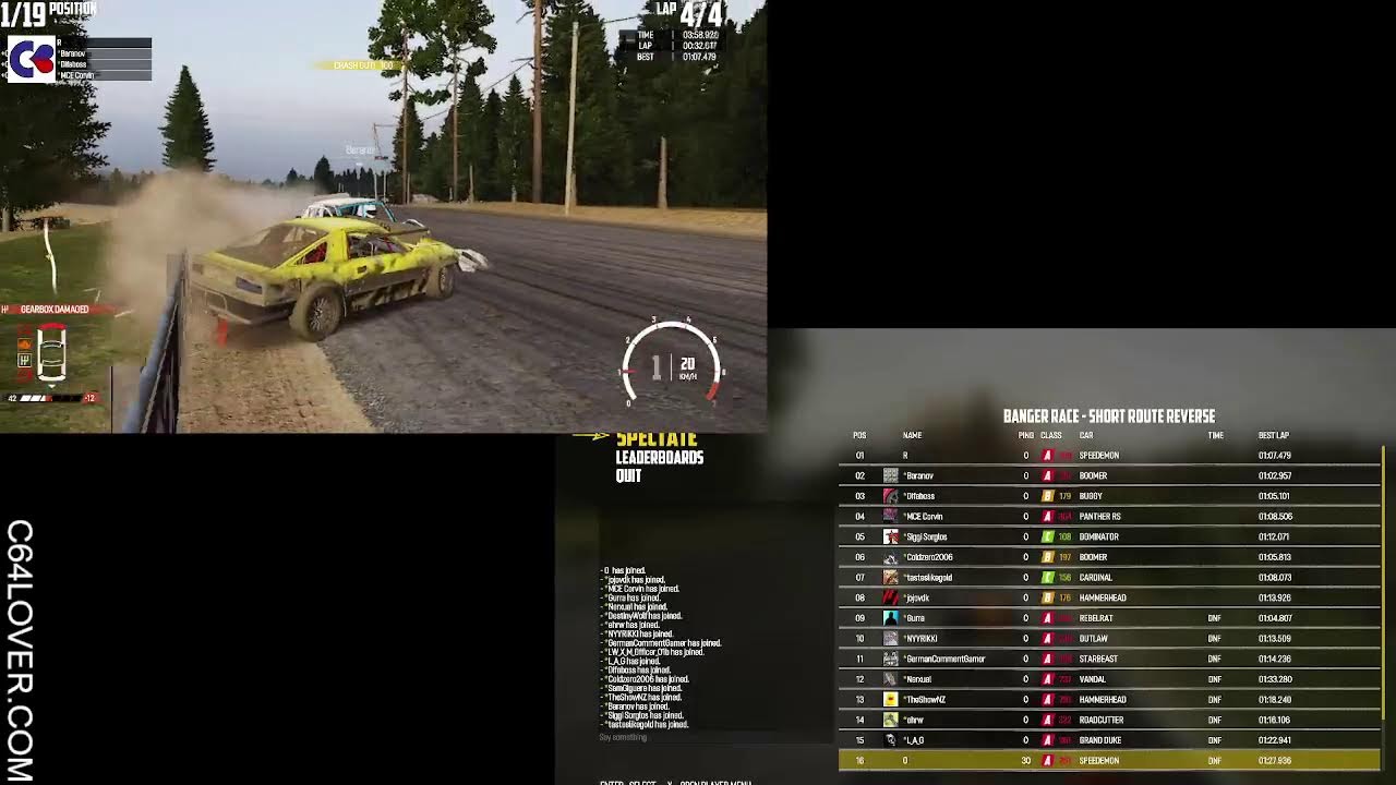 C64Lover - Gramy - LAN multi - Wreckfest
