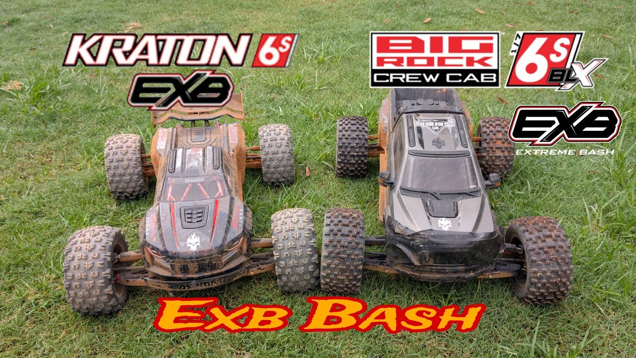 Arrma Kraton 6s Exb V3 и Arrma Big Rock 6s Exb ...... Два потрясающих RC