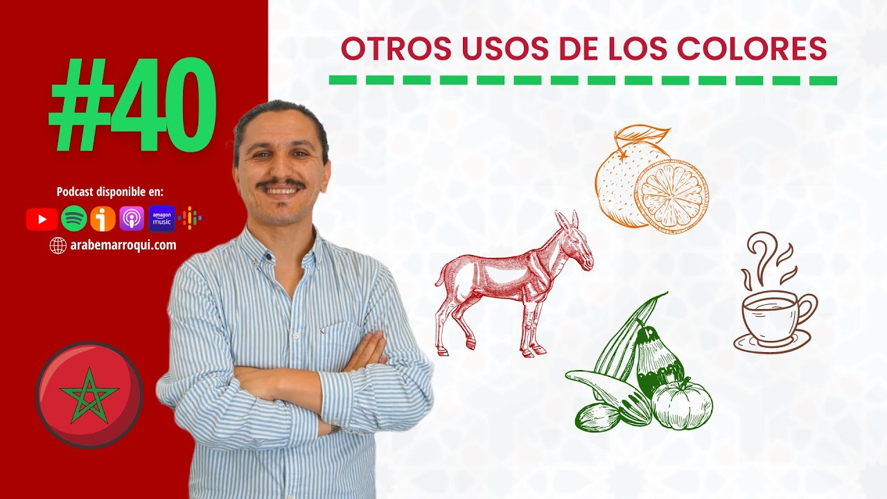Los colores en Árabe Marroquí Dariya / Darija 🇲🇦 (Segunda parte) #40