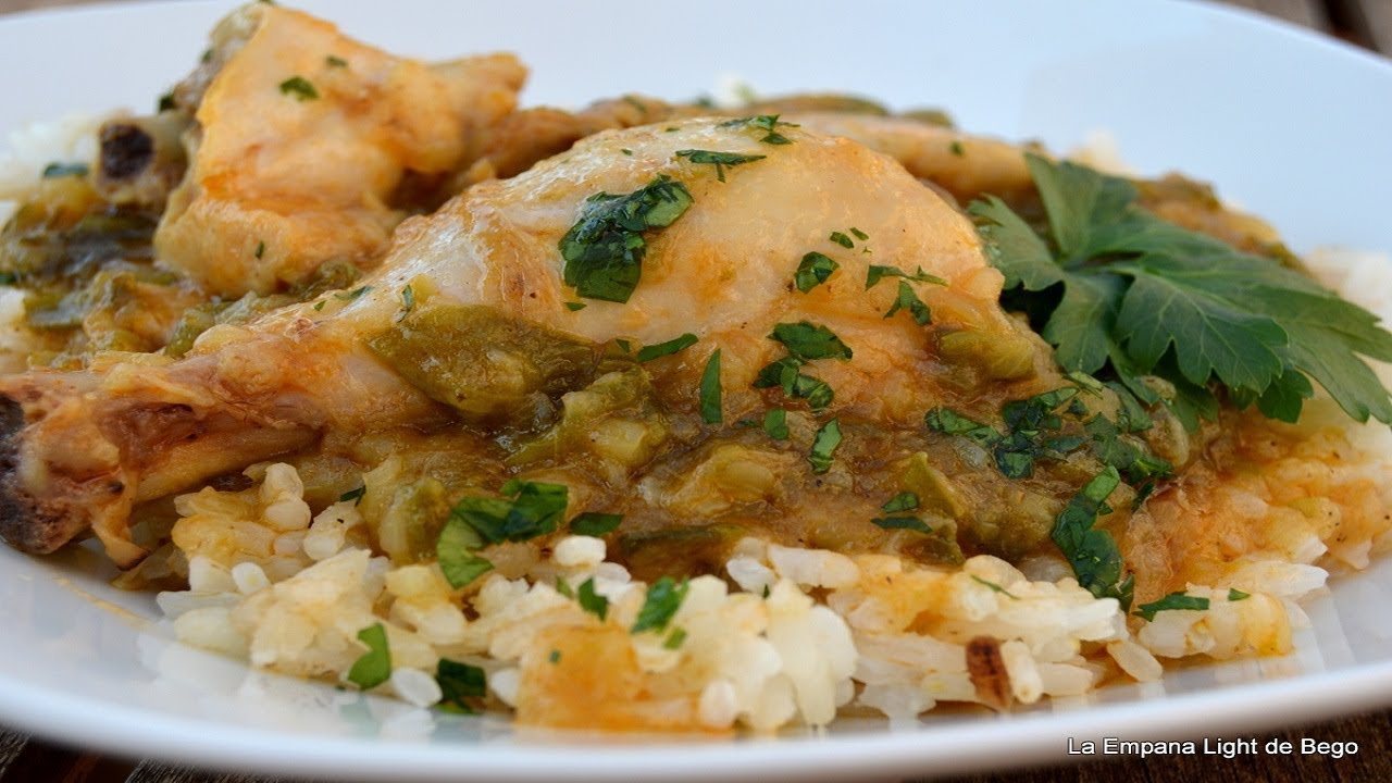 Pollo al curry mágico con arroz