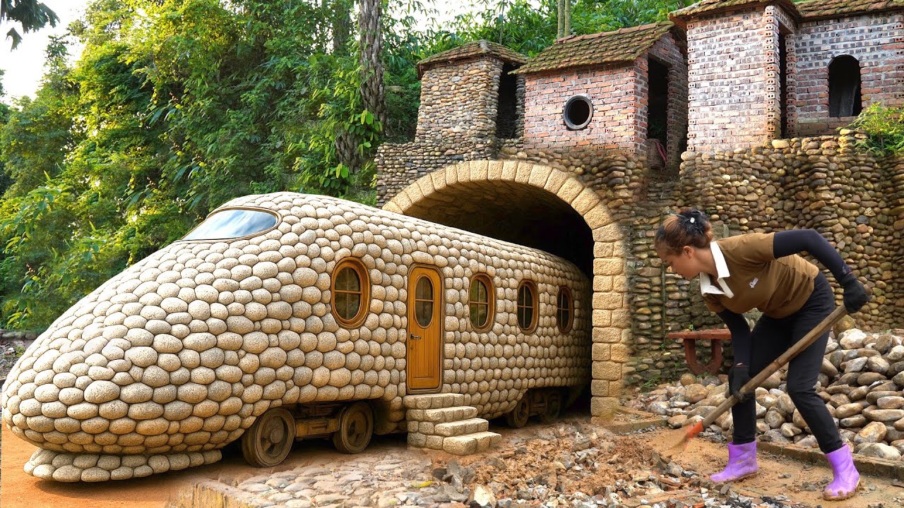 Building a High Speed Train out of Stone that Goes Through the Tunnel