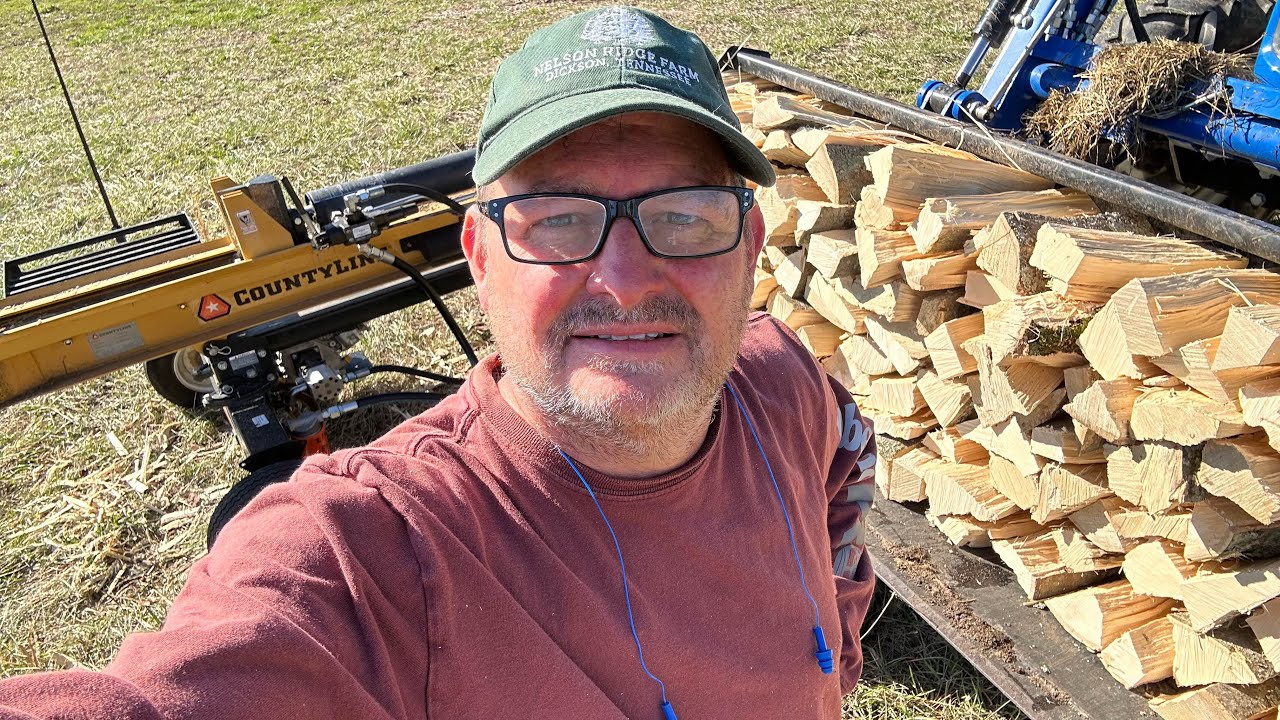 Эмоциональные американские горки. Заготовка дров с помощью Husqvarna 545 и Workmaster 75.