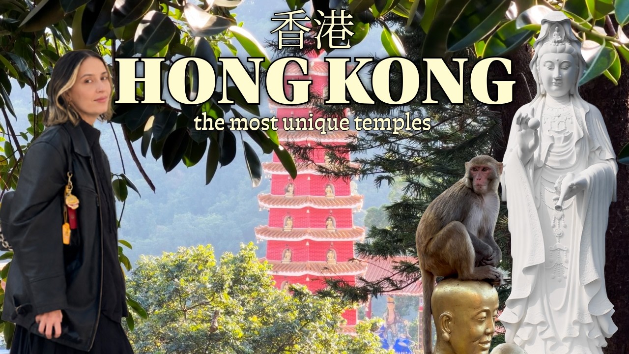 Hong Kong beyond the skyscrapers 🇭🇰 the most unique temples