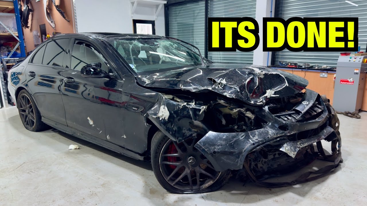 I REBUILT MY WRECKED MERCEDES E63s