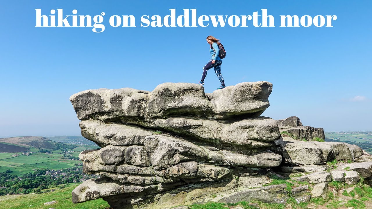 HIKING ON SADDLEWORTH MOOR | POTS & PANS, DOVESTONES & ALDERMAN'S HILL