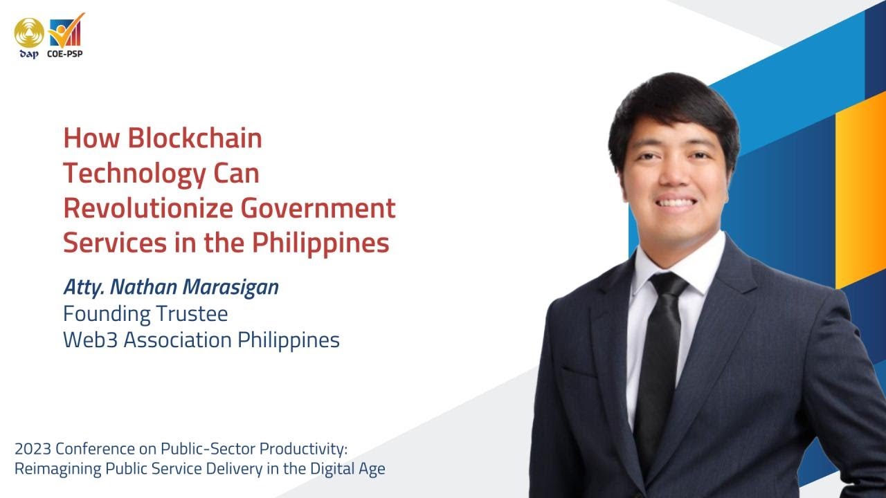 How Blockchain Technology Can Revolutionize Government Services in the Philippines: Atty. Marasigan