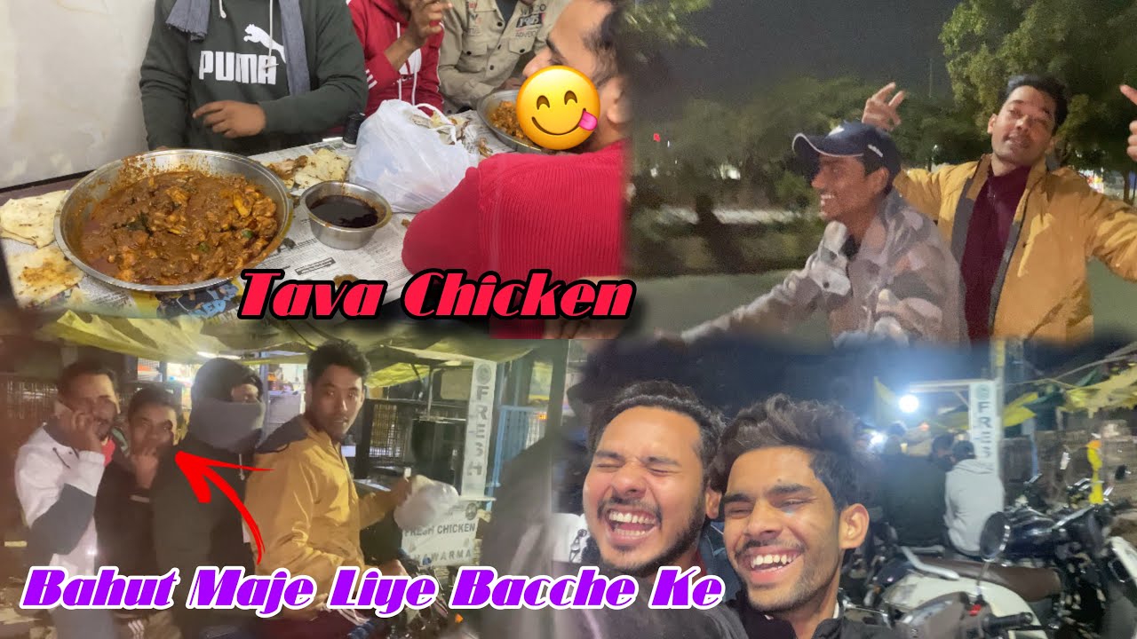 Mhou Ka Famous Tava Chicken😋✌🏻|| Bahut Maje Liye Bacche Ke😂