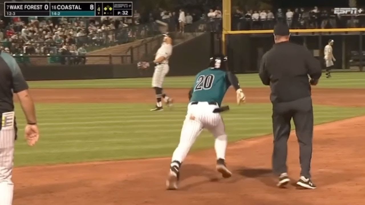 Base Runner Takes Second With Defense Sleeping