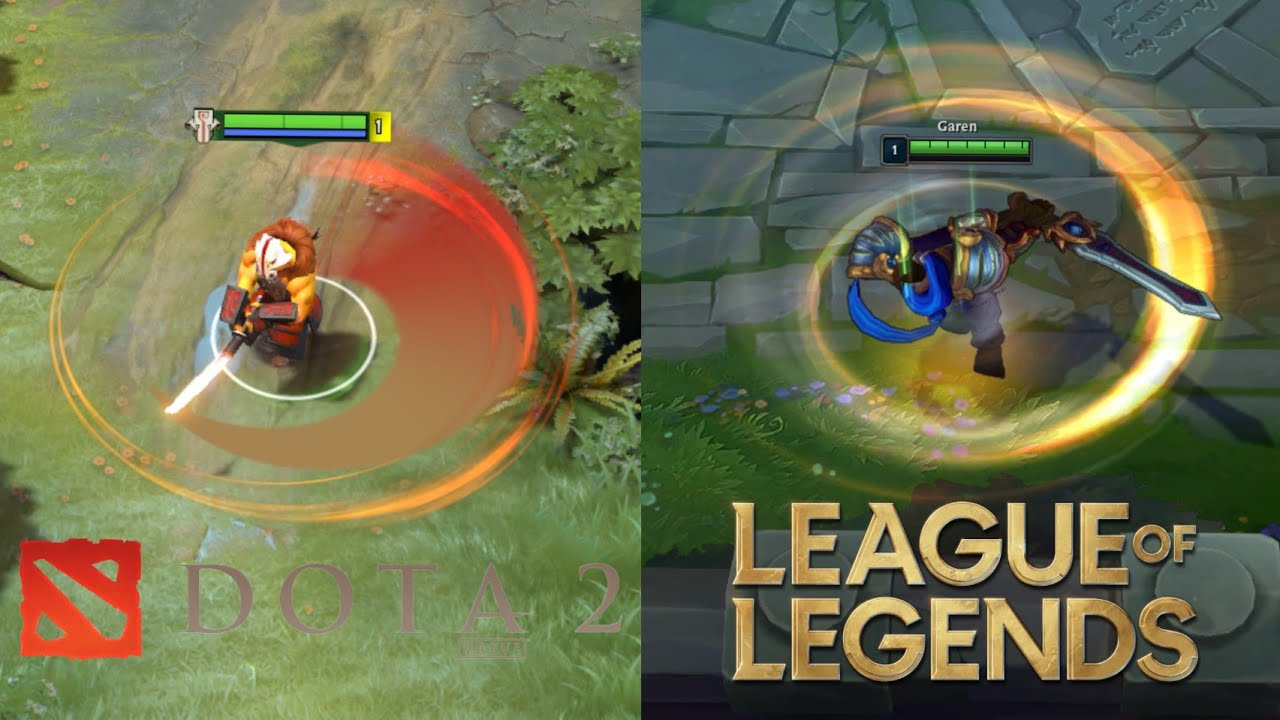 DOTA 2 vs League of Legends Part 1 - Heroes/ Champions skills and abilities comparison.