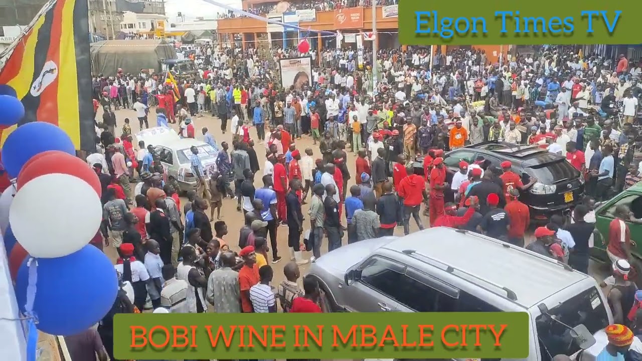 MBALE CITY: BOBI WINE storming Mbale city