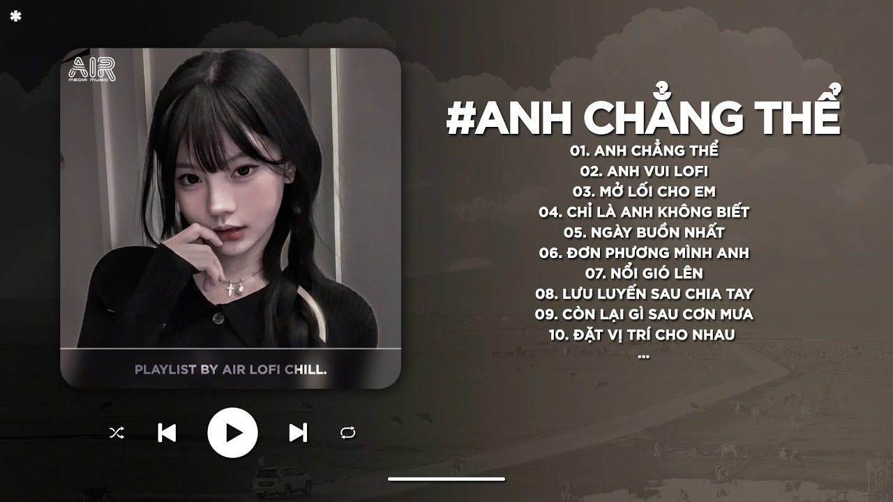 Anh Chẳng Thể Lofi - Vì Anh Chẳng Muốn Thấy Em Khóc Lofi - Nhạc Chill TikTok Triệu View 2025