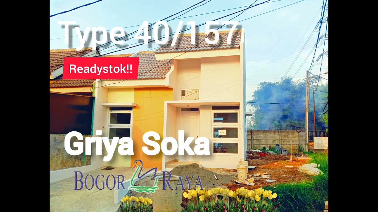 GRIYA SOKA BOGOR RAYA‼️‼️ READY STOCK #RUMAHSIAPHUNI #GRIYASOKA #FREEPPN10% #BOGORHUNIANINDAH‼️