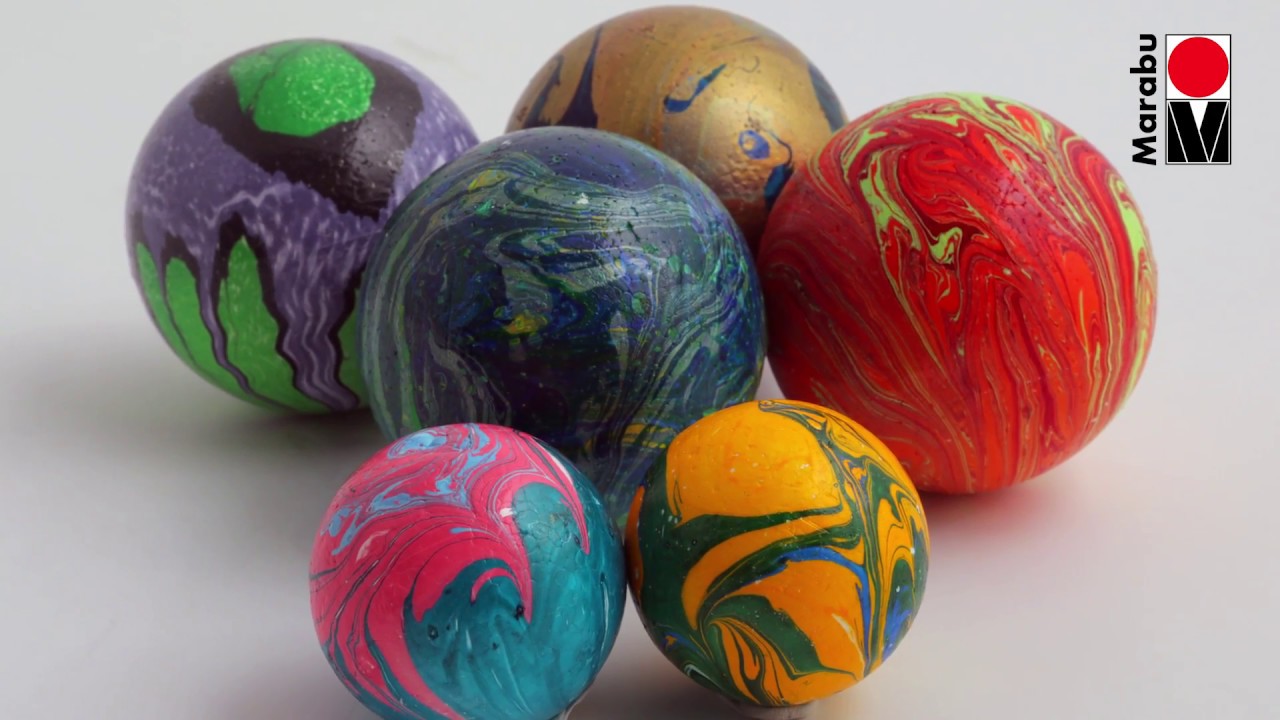 Easy Marbling by Marabu