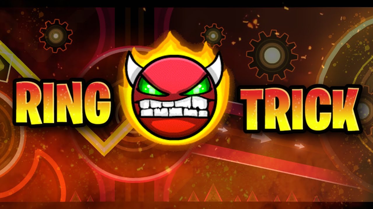 [Hard Demon] "Трюк с кольцом" (3 монеты) от Zoroa | Geometry Dash | Максимальная детализация 