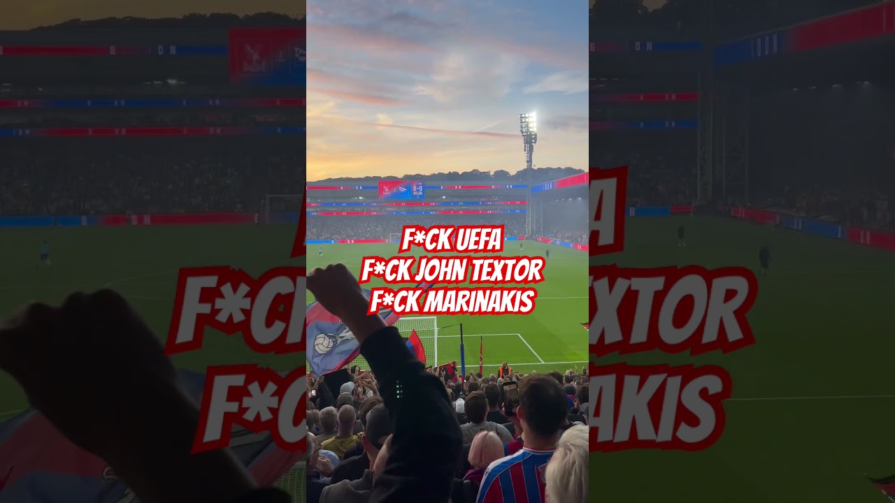 F*ck UEFA, F*ck John Textor, F*ck Marinakis. Crystal Palace 1-0 Fredrikstad. 21.08.25