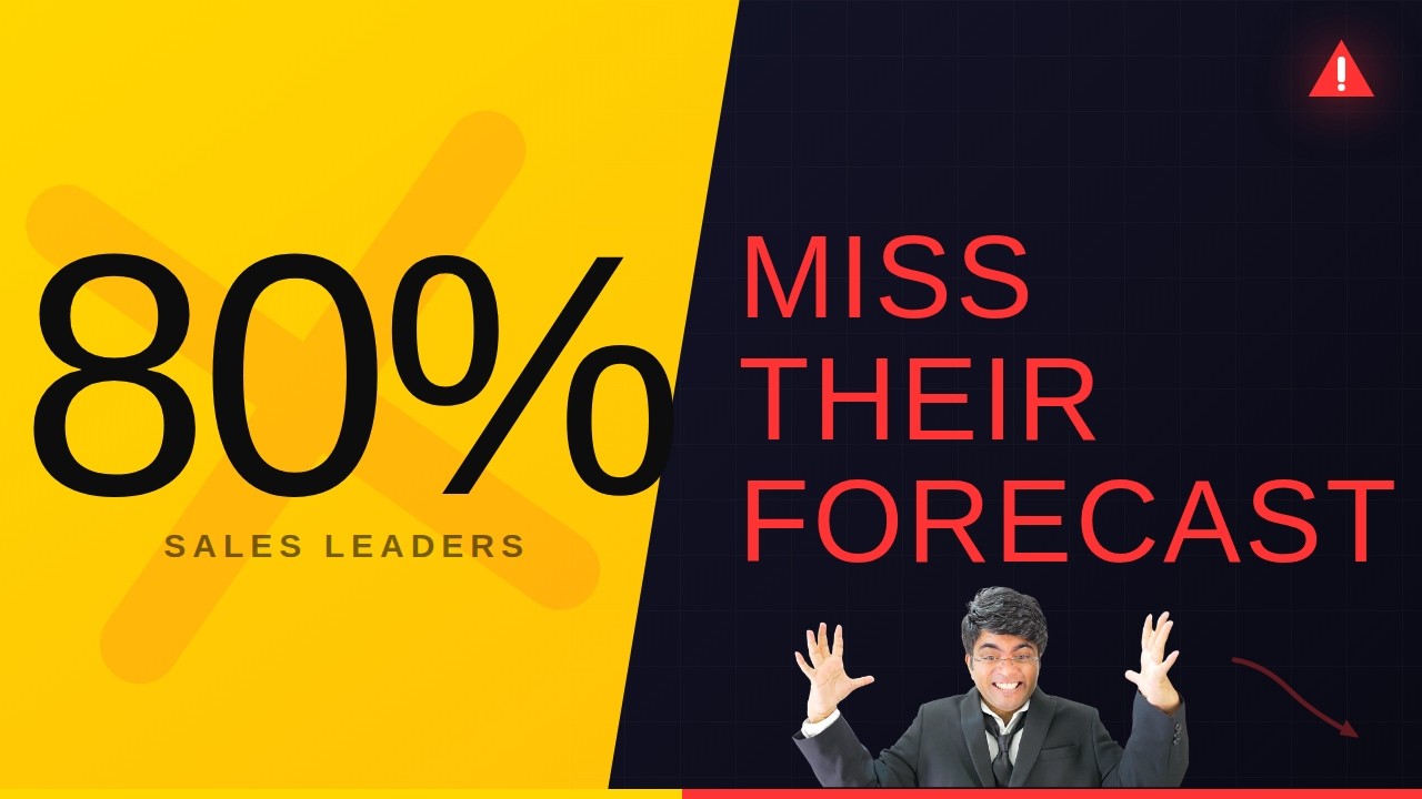 Your Sales forecast is off a lot. It need not be. Do this now!
