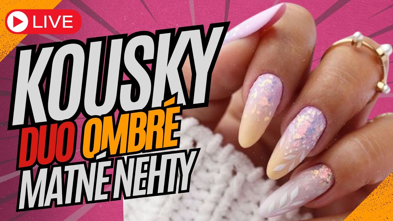 🔴 Zajímavé Gelové nehty s Pinterestu s Ombré a Kousky