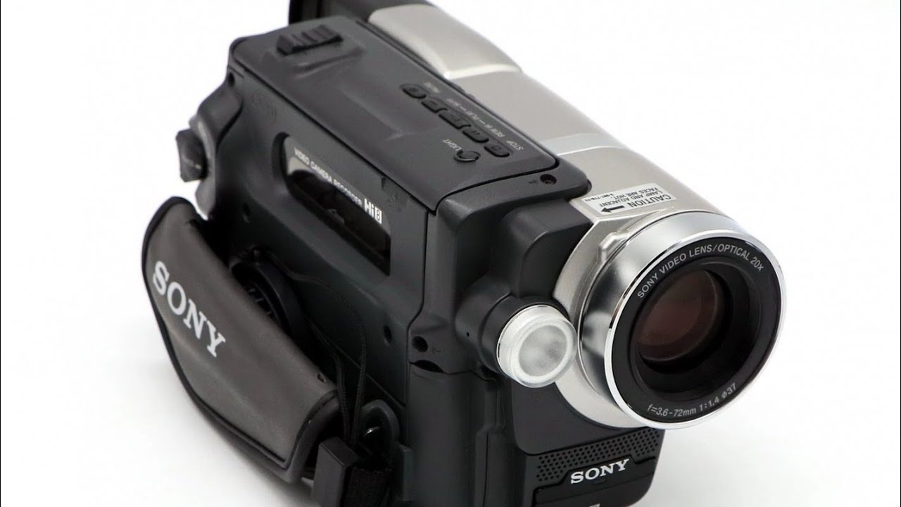 📹 Sony CCD TR748E, качество съёмки в формате Video-8.