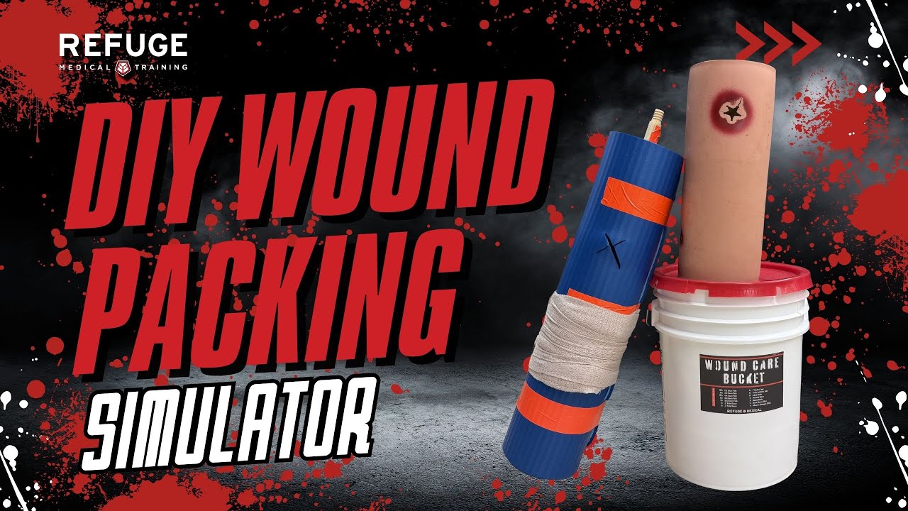 How To Make A DIY Wound Packing Simulator | Bob At Walmart