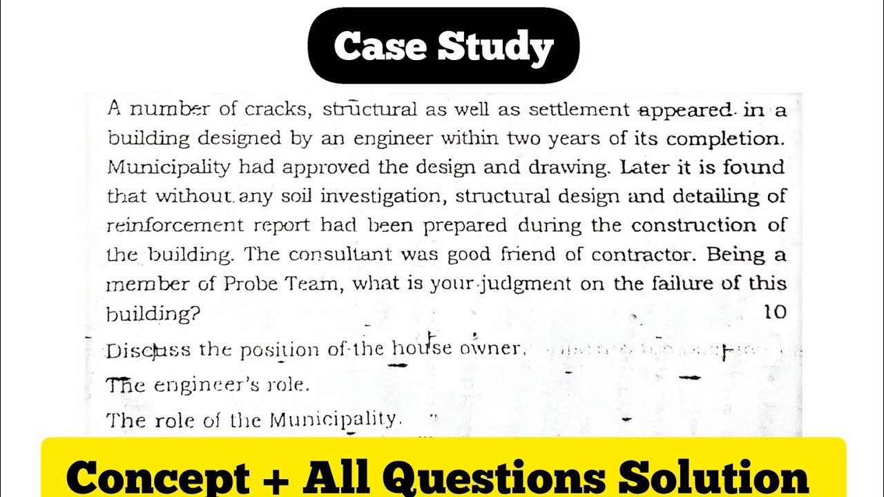 case study || Engineering Professional Practice | All Important Questions