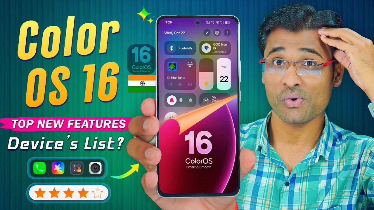 ColorOS 16 Update in India - Top New Features, Device List | ColorOS 16 Android 16 Features