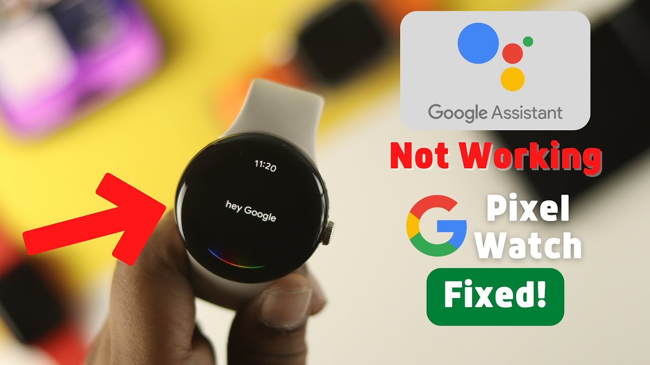 How to Fix Google Assistant Not Working Pixel Watch!