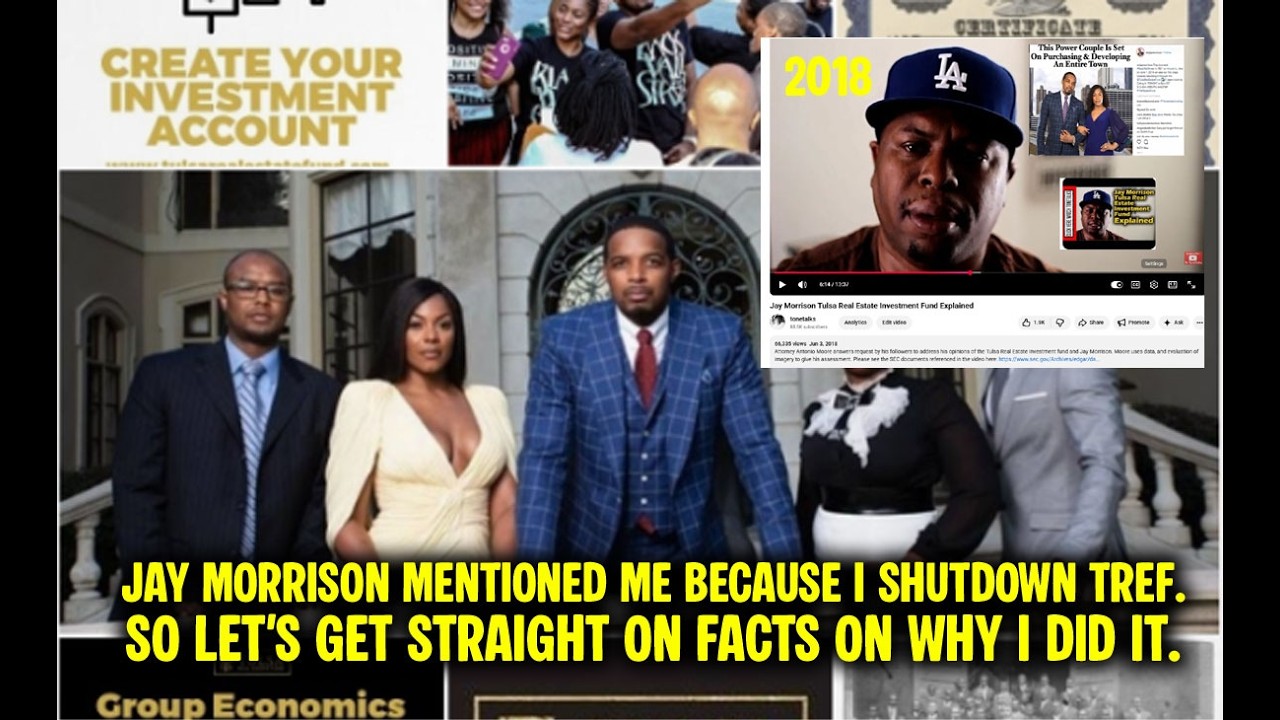 Jay Morrison Mentioned Me because I shutdown TREF Fund. Let's Get Straight on FACTS on WHY I did it.