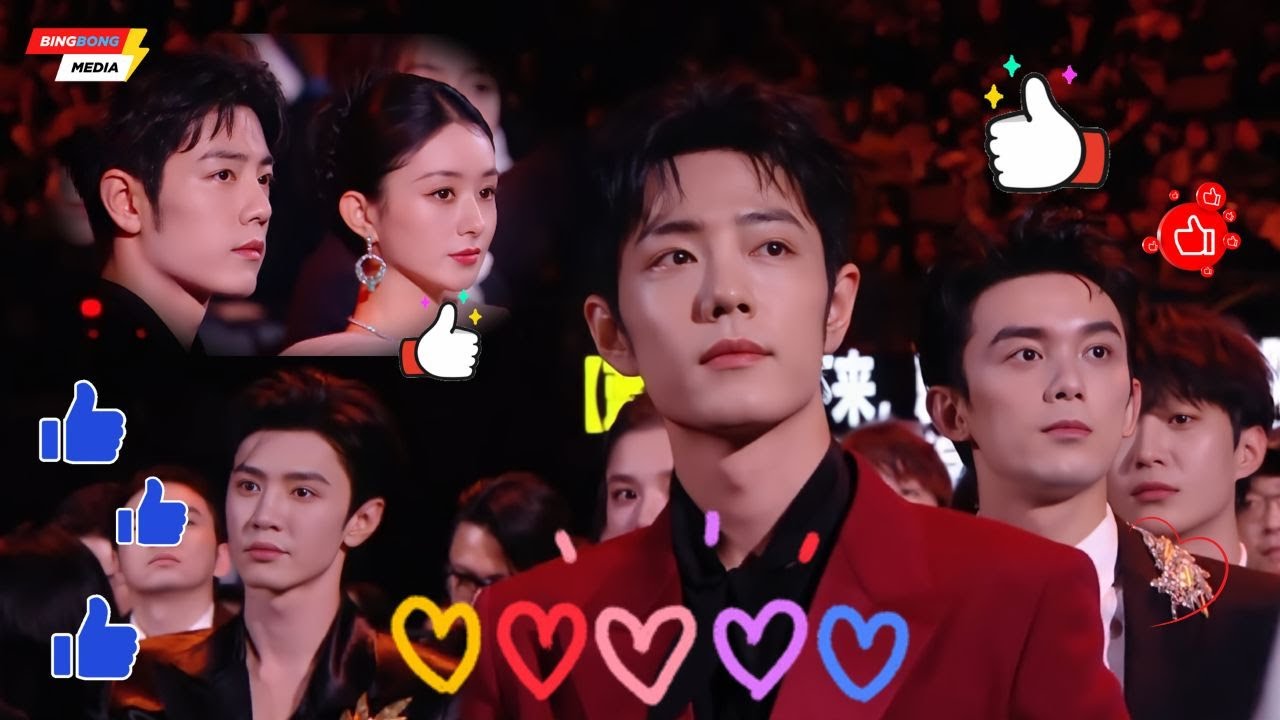 Неожиданные Сяо Чжань и Чжао Лиин оказались в центре внимания на Weibo Night!