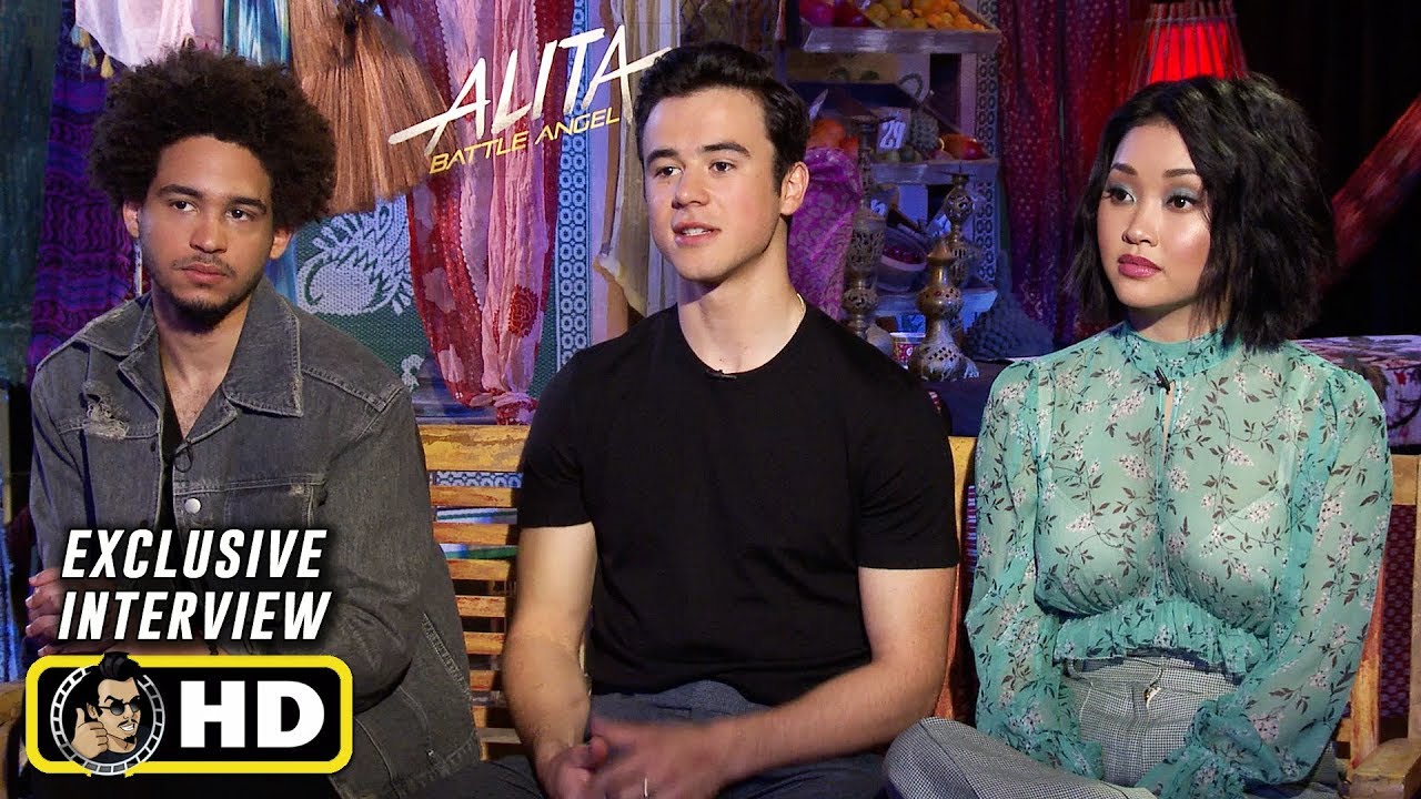 Keean Johnson, Lana Condor & Jorge Lendeborg Jr. Interview for Alita: Battle Angel