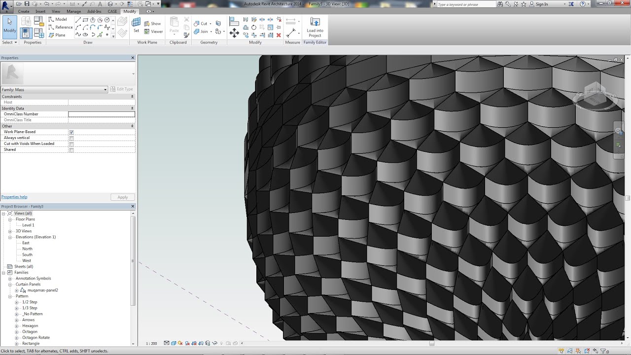 Revit- Muqarnas Pattern with Download link