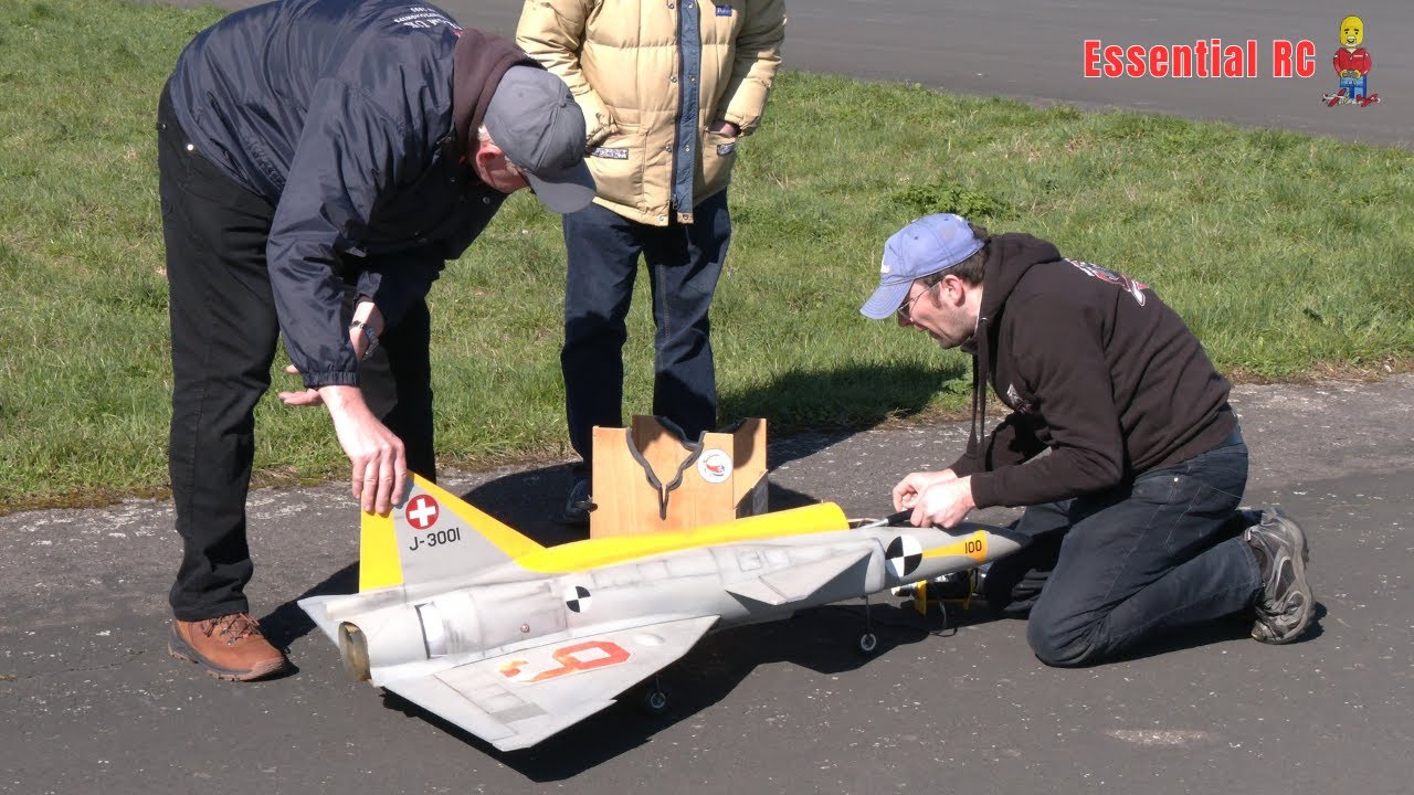 RETRO GLOW IC Ducted Fan JET | Jim Fox Viggen | OS65 VR-DF engine | Ramtec Fan