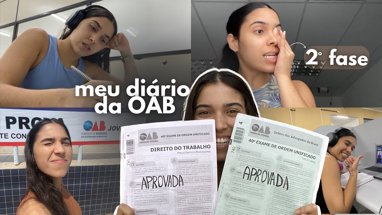 vlog | trajet&oacute;ria de estudos para OAB (rotina, dicas e desabafos) #2fase