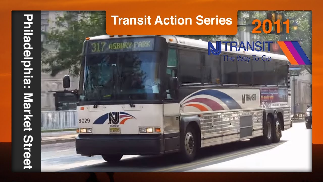 Philadelphia, PA: Downtown Philadelphia Buses! - NJ Transit TrAcSe 2011