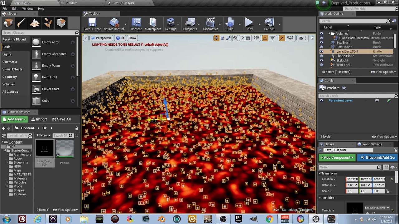 New Particle Effect tutorial with UE4 from our new channel 
