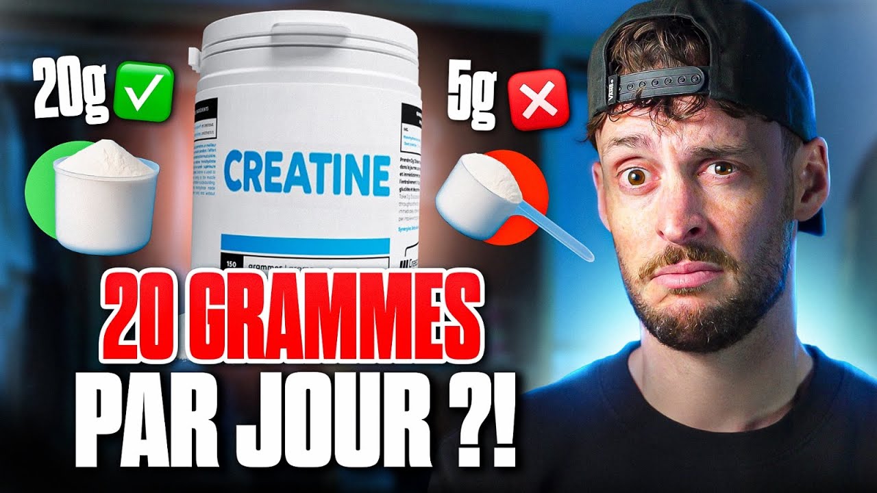 J’ai pris 20g de créatine pendant 2 mois (voici les résultats)