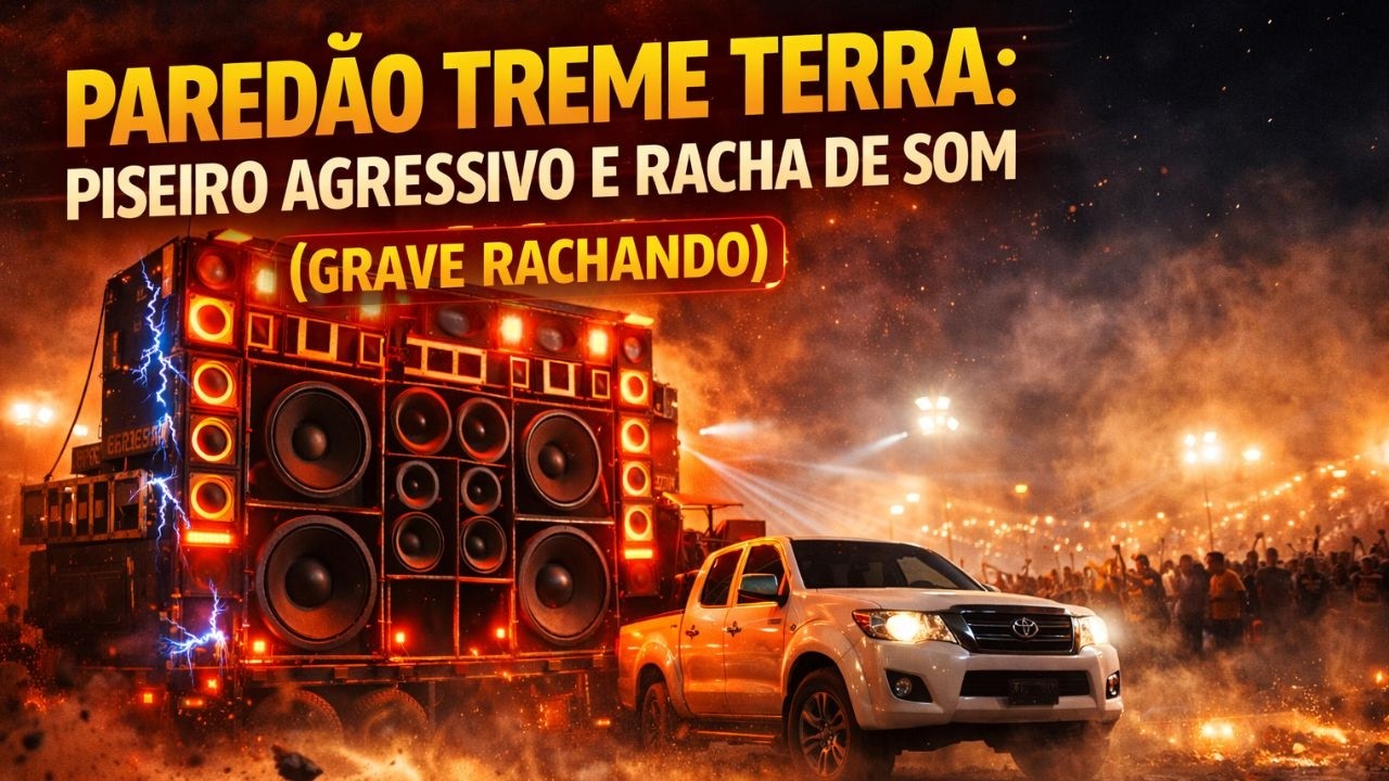 Paredão Treme Terra | Piseiro Agressivo e Racha de Som - Grave Rachando
