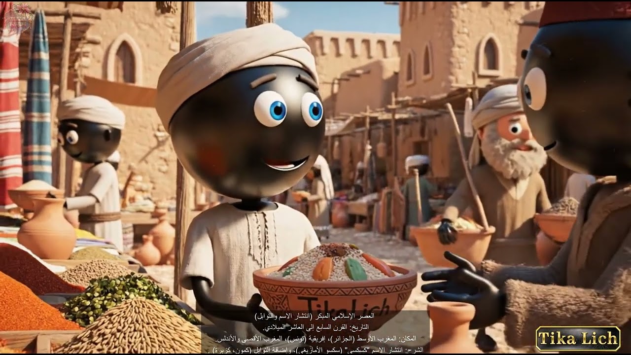"رحلة الكسكسي عبر الزمن The Journey of Couscous: من الحبوب البرية إلى العالمية"