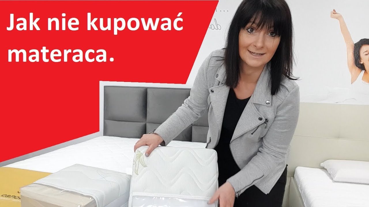 Jak nie kupować materaca. Sam dla siebie wybierz wygodny materac.