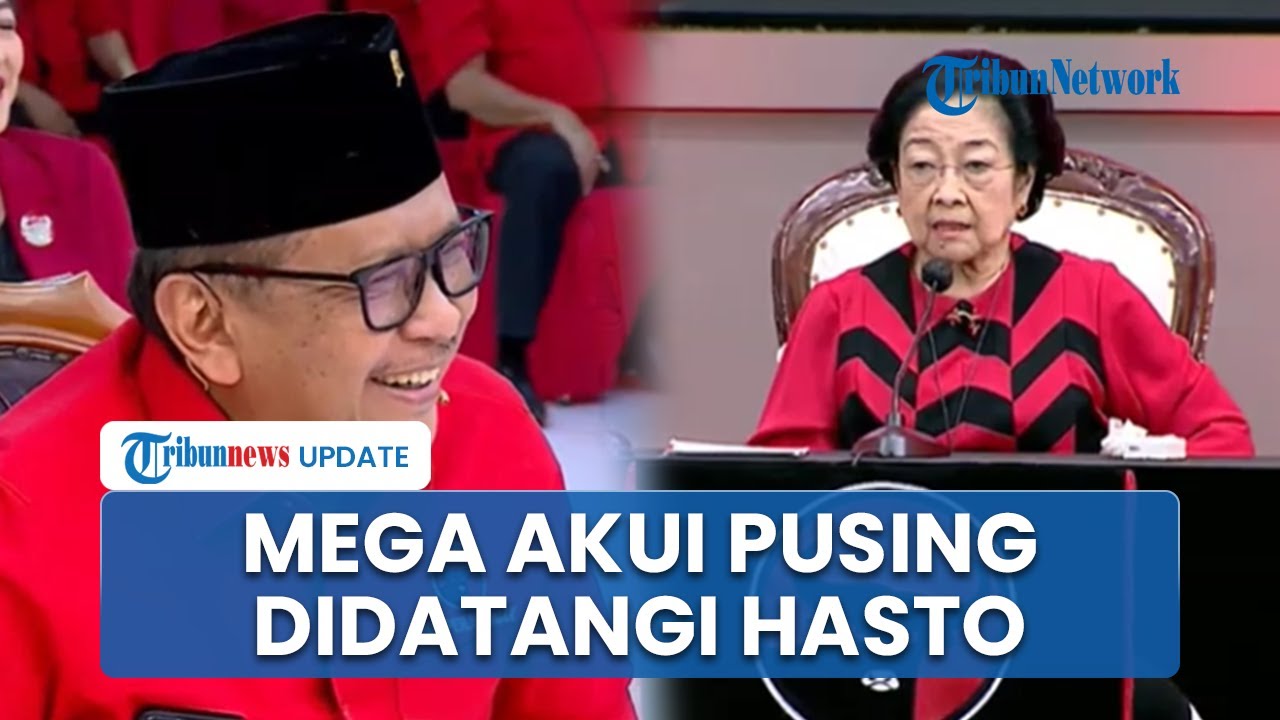 Megawati Akui Sempat Murung hingga Pusing Didatangi Hasto, Tapi Senang Kalahkan Parpol Lain