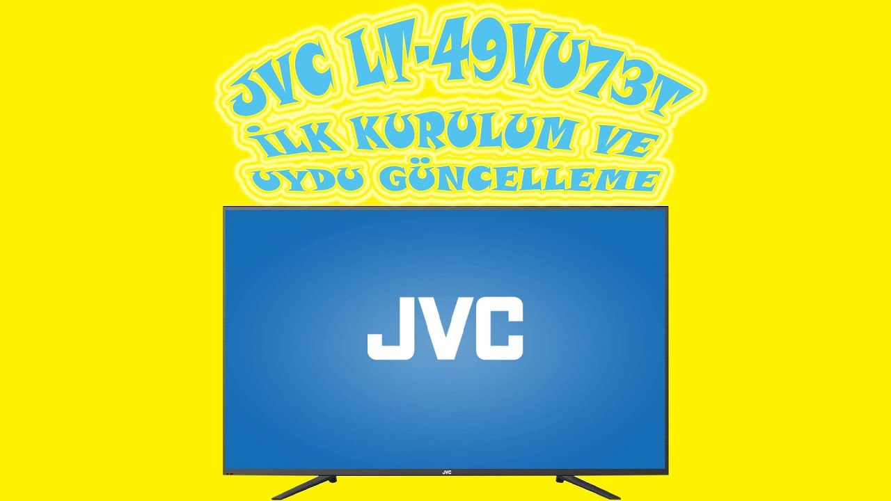 JVC LT-50VU73T ilk kurulum ve uydu kanalları ayarlaması channel setting Bim jvc tv JVC LT - 49VU73T