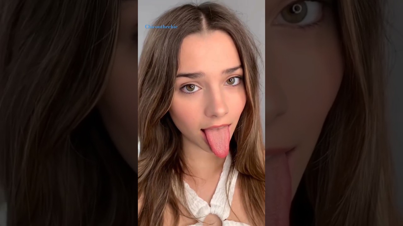 super tongue girl count #chiconthechic #shorts #tongue