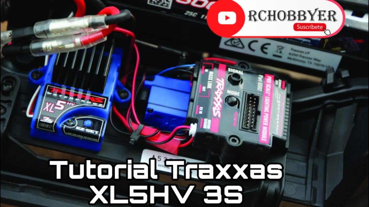 Traxxas XL5 3S HV TRX4 - Como calibrar el ESC, Seleccionar modos & Comparación Trail vs Crawl