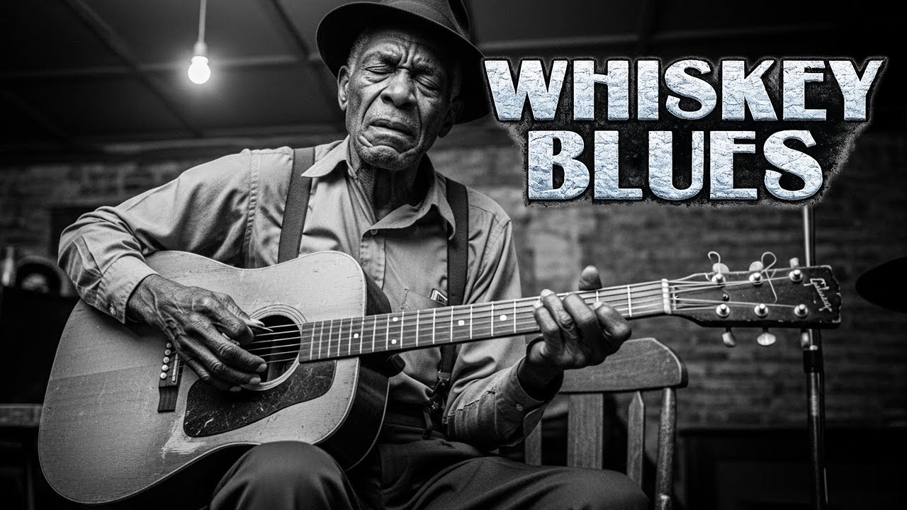 Relaxing Whiskey Blues Music | Slow Whiskey Blues Songs for Midnight Mood
