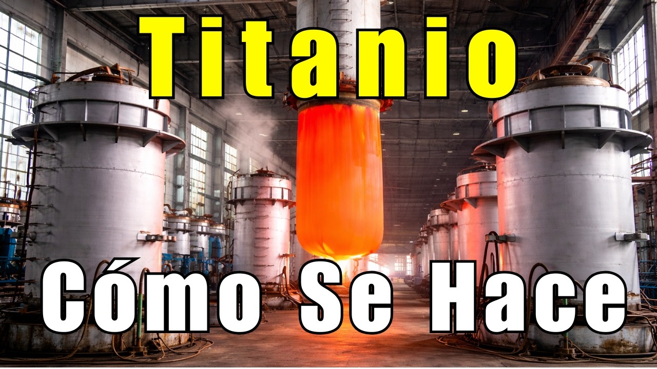 &iquest;C&oacute;mo se fabrica el TITANIO? | El metal m&aacute;s resistente del mundo